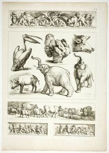 Plate 34 of 38 from Oeuvres de J. B. Huet, 1796–99. Creator: Jean Baptiste Marie Huet