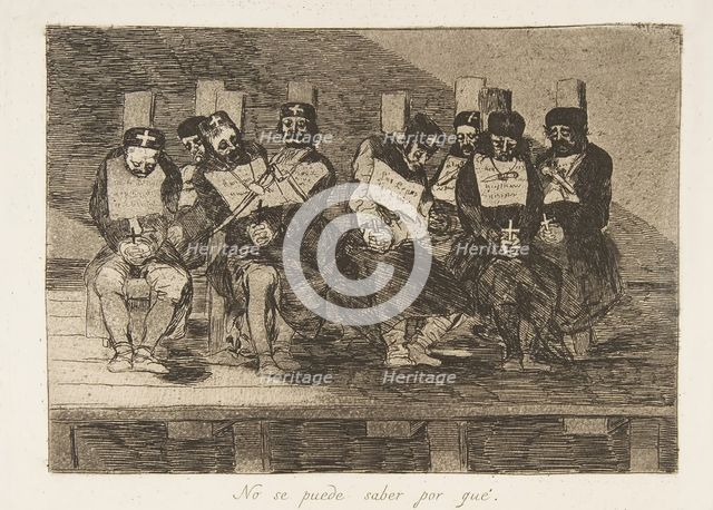 Plate 35 from 'The Disasters of War' (Los Desastres de La Guerra): 'One C..., 1810 (published 1863). Creator: Francisco Goya.