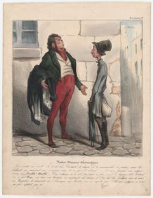 Plate 35: Robert Macaire schismatique, 1838. Creator: Honore Daumier