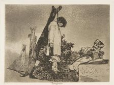 Plate 36 from The Disasters of War (Los Desastres de La Guerra): Not [..., 1810 (published 1863). Creator: Francisco Goya