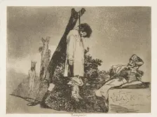 Plate 36 from The Disasters of War (Los Desastres de La Guerra): Not [..., 1810 (published 1863). Creator: Francisco Goya