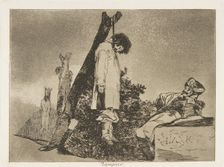 Plate 36 from The Disasters of War (Los Desastres de La Guerra): Not [..., 1810 (published 1863). Creator: Francisco Goya