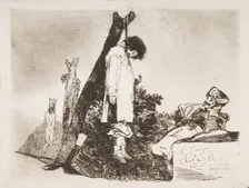 Plate 36 from The Disasters of War (Los Desastres de La Guerra): Not [in this case] eit..., 1810. Creator: Francisco Goya