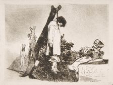 Plate 36 from The Disasters of War (Los Desastres de La Guerra): Not [in this case] eit..., 1810. Creator: Francisco Goya