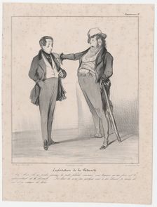 Plate 37: Exploitation de la Paternité, 1838. Creator: Honore Daumier