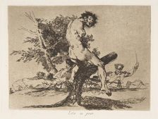Plate 37 from The Disasters of War (Los Desastres de La Guerra): This ..., 1810 (published 1863). Creator: Francisco Goya