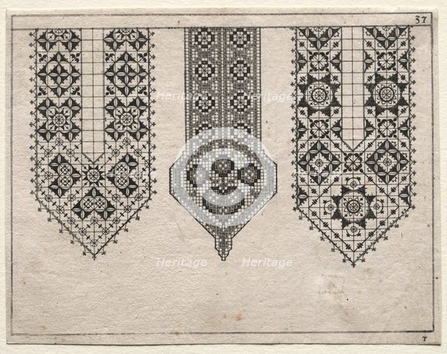 Plate 37 from Schon News Modelbuch, 1597. Creator: Hans Sibmacher (German, 1611).
