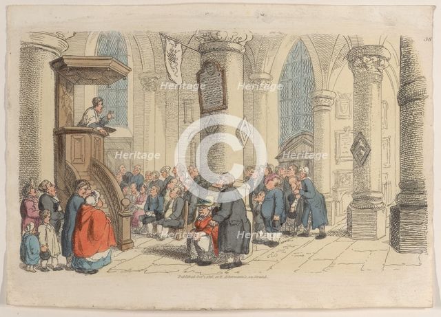 Plate 38, from "World in Miniature", 1816., 1816. Creator: Thomas Rowlandson.