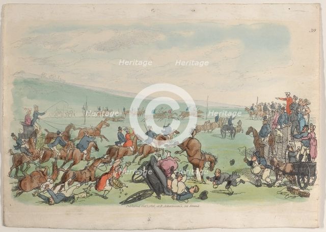 Plate 39, from "World in Miniature", 1816., 1816. Creator: Thomas Rowlandson.