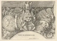 Plate 4: trophies of Roman arms from decorations above the windows on the second floor ..., 1656-58. Creator: Giovanni Battista Galestruzzi