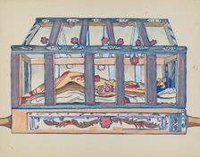 Plate 4: Christ in Sepulchre: From Portfolio "Spanish Colonial Designs of New Mexico", 1935/1942. Creator: Unknown