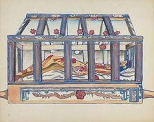 Plate 4: Christ in the Sepulchre: From Portfolio "Spanish Colonial Designs of New Mexico", 1935/1942 Creator: Unknown