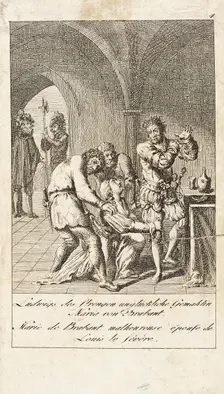 Plate 4 for History of the Middle Ages 1793. Creators: Daniel Nikolaus Chodowiecki, Eberhard Siegfried Henne