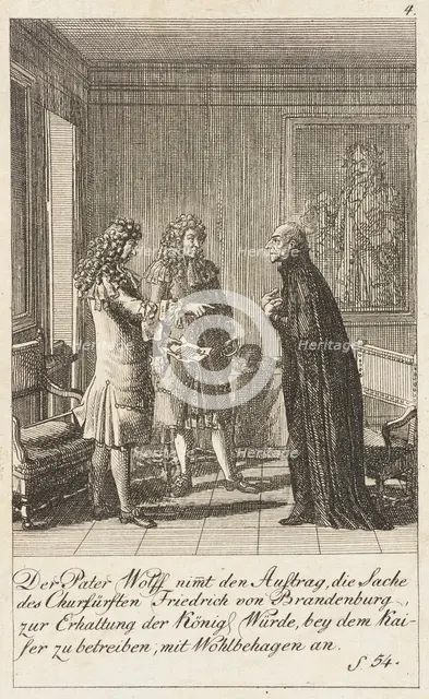 Plate 4 for 'History of Brandenburg for 1793', 1792. Creator: Daniel Nikolaus Chodowiecki.