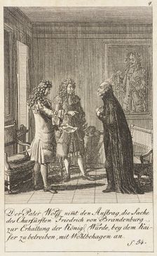 Plate 4 for History of Brandenburg for 1793 1792. Creator: Daniel Nikolaus Chodowiecki