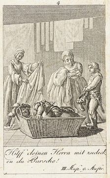Plate 4 for Shakespeare's Macbeth 1784. Creator: Daniel Nikolaus Chodowiecki