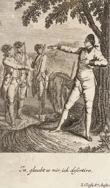 Plate 4 from The Deserter by Sedaine, 1775. Creator: Daniel Berger
