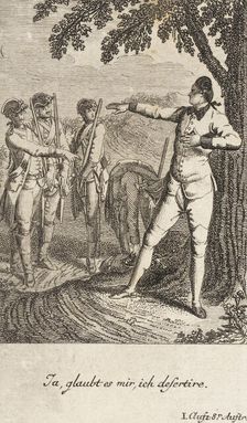 Plate 4 from The Deserter by Sedaine, 1775. Creator: Daniel Berger