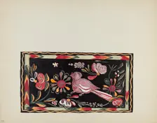 Plate 44: Painted Chest Design: From Portfolio "Spanish Colonial Designs of New Mexico", 1935/1942. Creator: Unknown