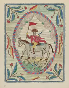 Plate 45: Embroidered Bedspread (St. James): From Portfolio "Spanish Colonial...", 1935/1942. Creator: Unknown