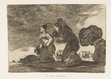 Plate 45 from The Disasters of War (Los Desastres de la Guerra): And t..., 1810 (published 1863). Creator: Francisco Goya