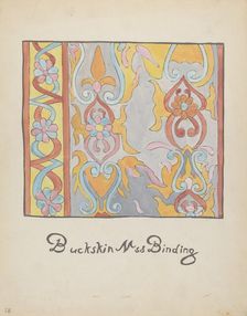 Plate 48: Buckskin Design: From Portfolio "Spanish Colonial Designs of New Mexico", 1935/1942. Creator: Unknown