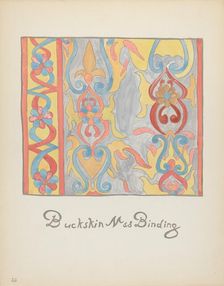 Plate 48: Buckskin Design: From Portfolio "Spanish Colonial Designs of New Mexico", 1935/1942. Creator: Unknown