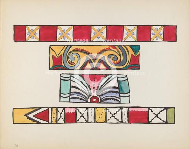 Plate 49: Miscellaneous Design: From Portfolio "Spanish Colonial Designs of New Mexico", 1935/1942. Creator: Unknown.