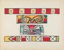 Plate 49: Miscellaneous Design: From Portfolio "Spanish Colonial Designs of New Mexico", 1935/1942. Creator: Unknown
