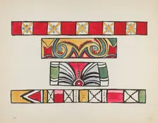 Plate 49: Miscellaneous Design: From Portfolio "Spanish Colonial Designs of New Mexico", 1935/1942. Creator: Unknown
