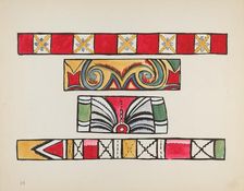 Plate 49: Miscellaneous Design: From Portfolio "Spanish Colonial Designs of New Mexico", 1935/1942. Creator: Unknown