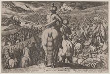Plate 5: The Defeat of the Ethiopians, from The Battles of the Old Testament..., ca. 1590-ca. 1610. Creator: Antonio Tempesta