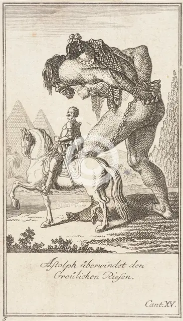Plate 5 for Ariosto's 'Orlando Furioso', 1772. Creators: Daniel Nikolaus Chodowiecki, Daniel Berger.