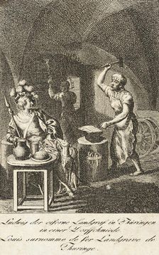 Plate 5 for History of the Middle Ages 1793. Creators: Daniel Nikolaus Chodowiecki, Eberhard Siegfried Henne