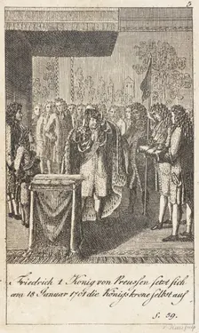 Plate 5 for History of Brandenburg for 1793 1792. Creator: Daniel Nikolaus Chodowiecki