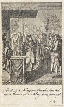 Plate 5 for History of Brandenburg for 1793 1792. Creator: Daniel Nikolaus Chodowiecki