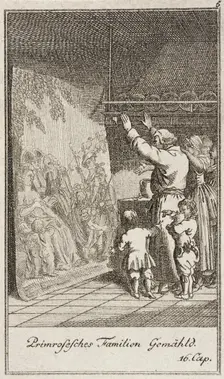 Plate 5 for Oliver Goldsmith's The Vicar of Wakefield 1776. Creator: Daniel Berger
