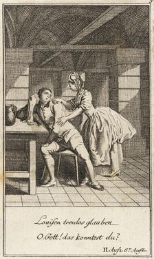 Plate 5 from The Deserter by Sedaine, 1775. Creator: Daniel Berger