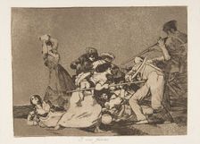Plate 5 from The Disasters of War (Los Desastres de la Guerra): And t..., 1810 ( published 1863). Creator: Francisco Goya