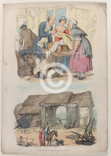 Plate 5, from "World in Miniature", 1816., 1816. Creator: Thomas Rowlandson.