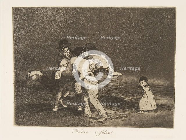 Plate 50 from 'The Disasters of War' (Los Desastres de la Guerra): 'Un..., 1811-12 (published 1863). Creator: Francisco Goya.