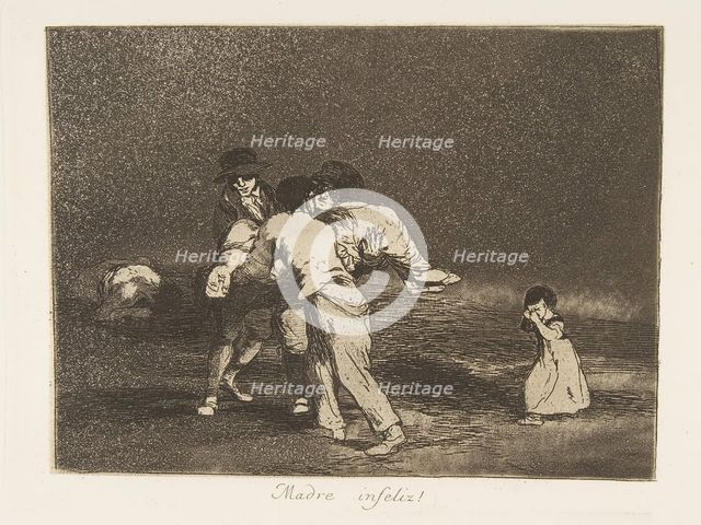 Plate 50 from 'The Disasters of War' (Los Desastres de la Guerra): 'Un..., 1811-12 (published 1863). Creator: Francisco Goya.