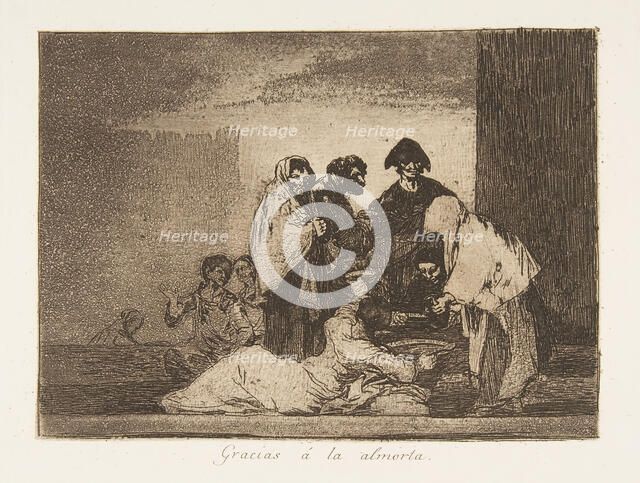 Plate 51 from 'The Disasters of War' (Los Desastres de la Guerra): 'Th..., 1811-12 (published 1863). Creator: Francisco Goya.