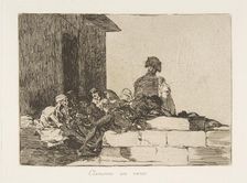 Plate 54 from The Disasters of War (Los Desastres de la Guerra): Ap..., 1811-12 (published 1863). Creator: Francisco Goya