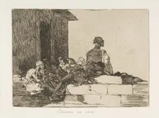 Plate 54 from The Disasters of War (Los Desastres de la Guerra): Ap..., 1811-12 (published 1863). Creator: Francisco Goya