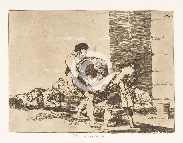 Plate 56 from 'The Disasters of War' (Los Desastres de la Guerra): 'To..., 1811-12 (published 1863). Creator: Francisco Goya.