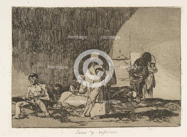 Plate 57 from 'The Disasters of War' (Los Desastres de la Guerra): 'Th..., 1811-12 (published 1863). Creator: Francisco Goya.