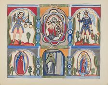 Plate 6: Chapel Altarpiece, Santa Cruz: From Portfolio "Spanish Colonial...", 1935/1942. Creator: Unknown