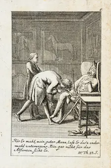 Plate 6 for J.G. Muller's Siegfried von Lindenberg 1783. Creator: Daniel Nikolaus Chodowiecki