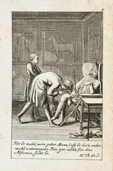 Plate 6 for J.G. Muller's Siegfried von Lindenberg 1783. Creator: Daniel Nikolaus Chodowiecki